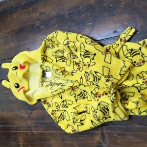 Pokemon Pikachu Bathrobe Size 8